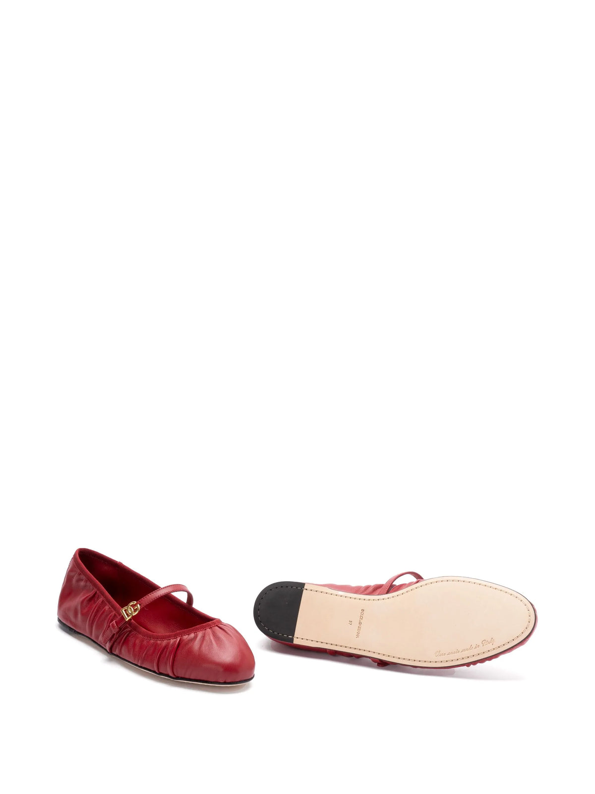 Dolce & Gabbana - Leather Ballerinas