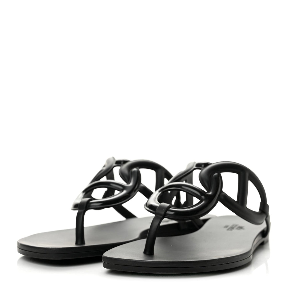 Hermès - Rubber Egerie Sandals