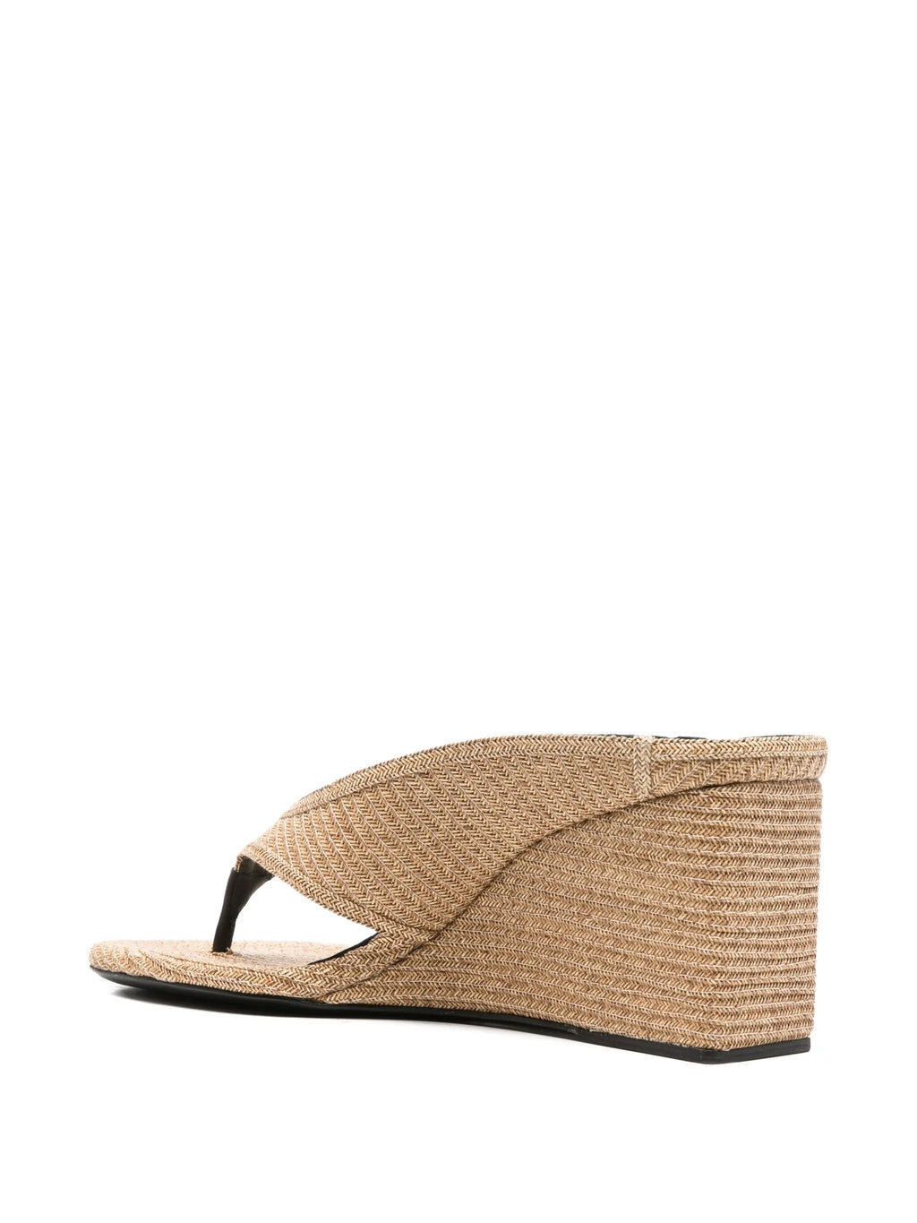 Alaïa - Cube Thong Mules In Paper Straw