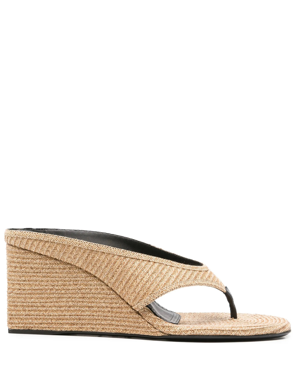 Alaïa - Cube Thong Mules In Paper Straw