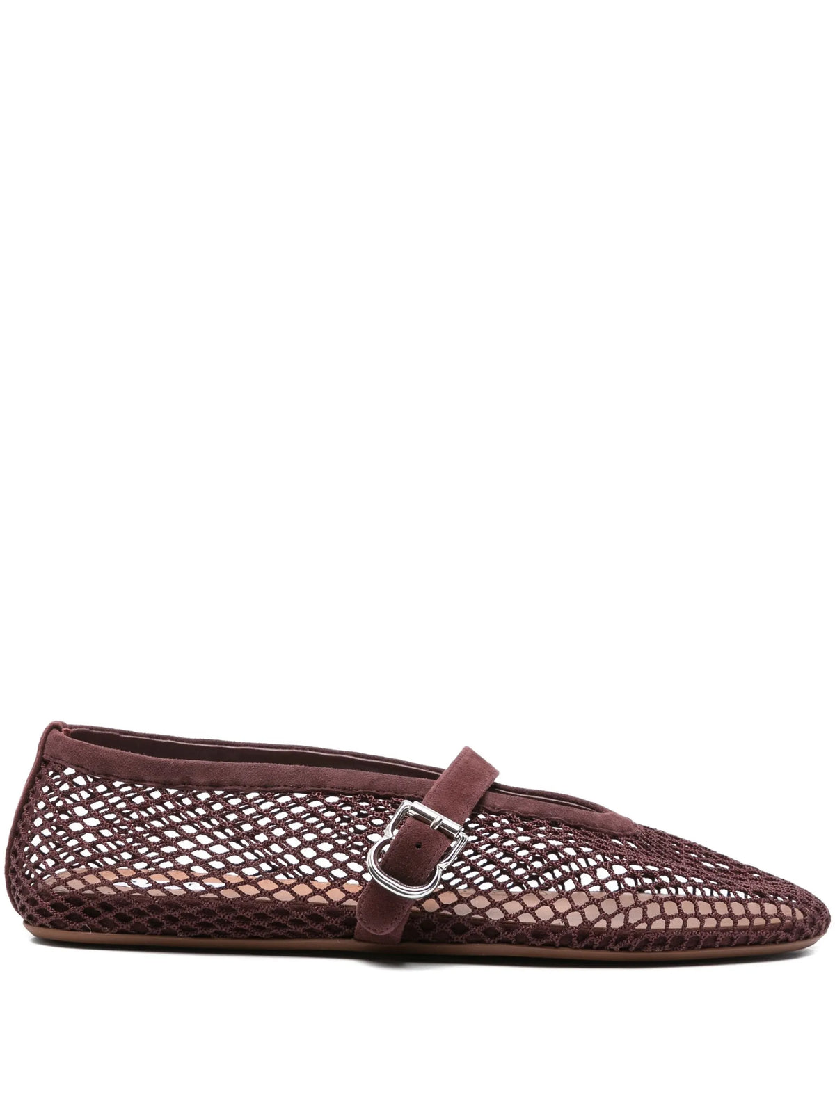 Alaïa - Fishnet Buckle-strap Ballet Flats
