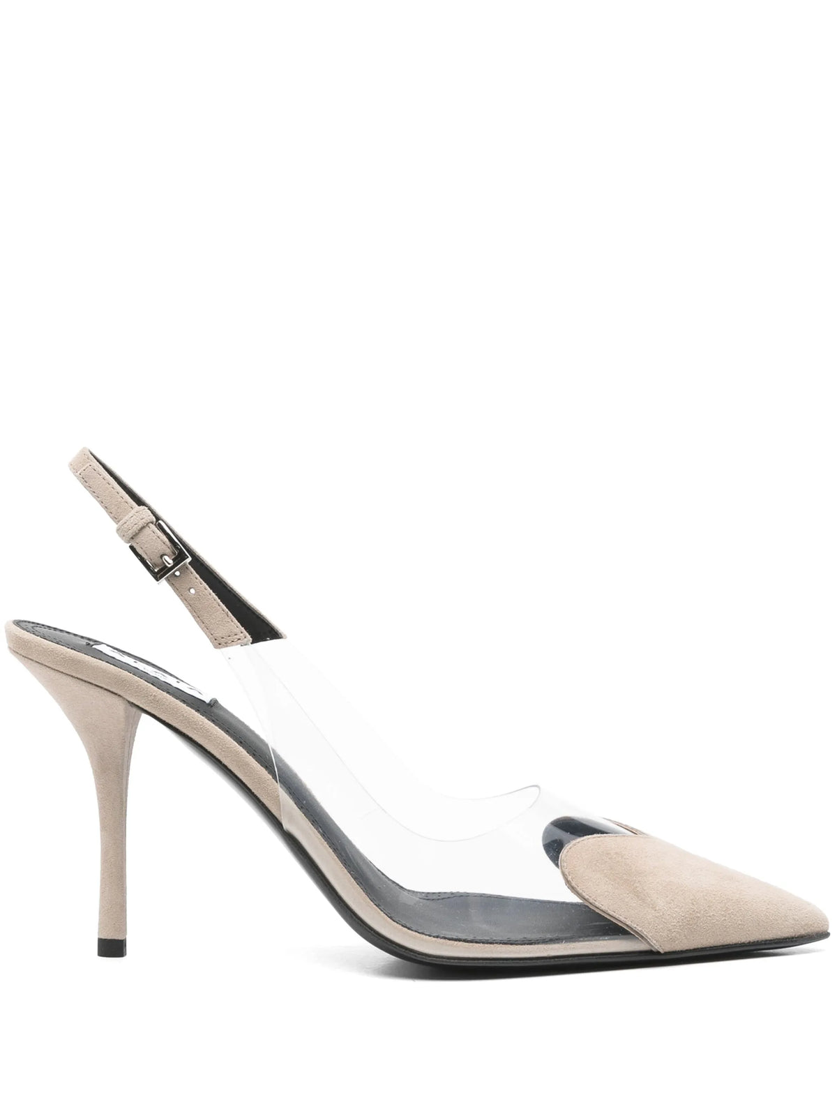 Alaïa - Le Cœur Transparent-panel Slingback Pumps