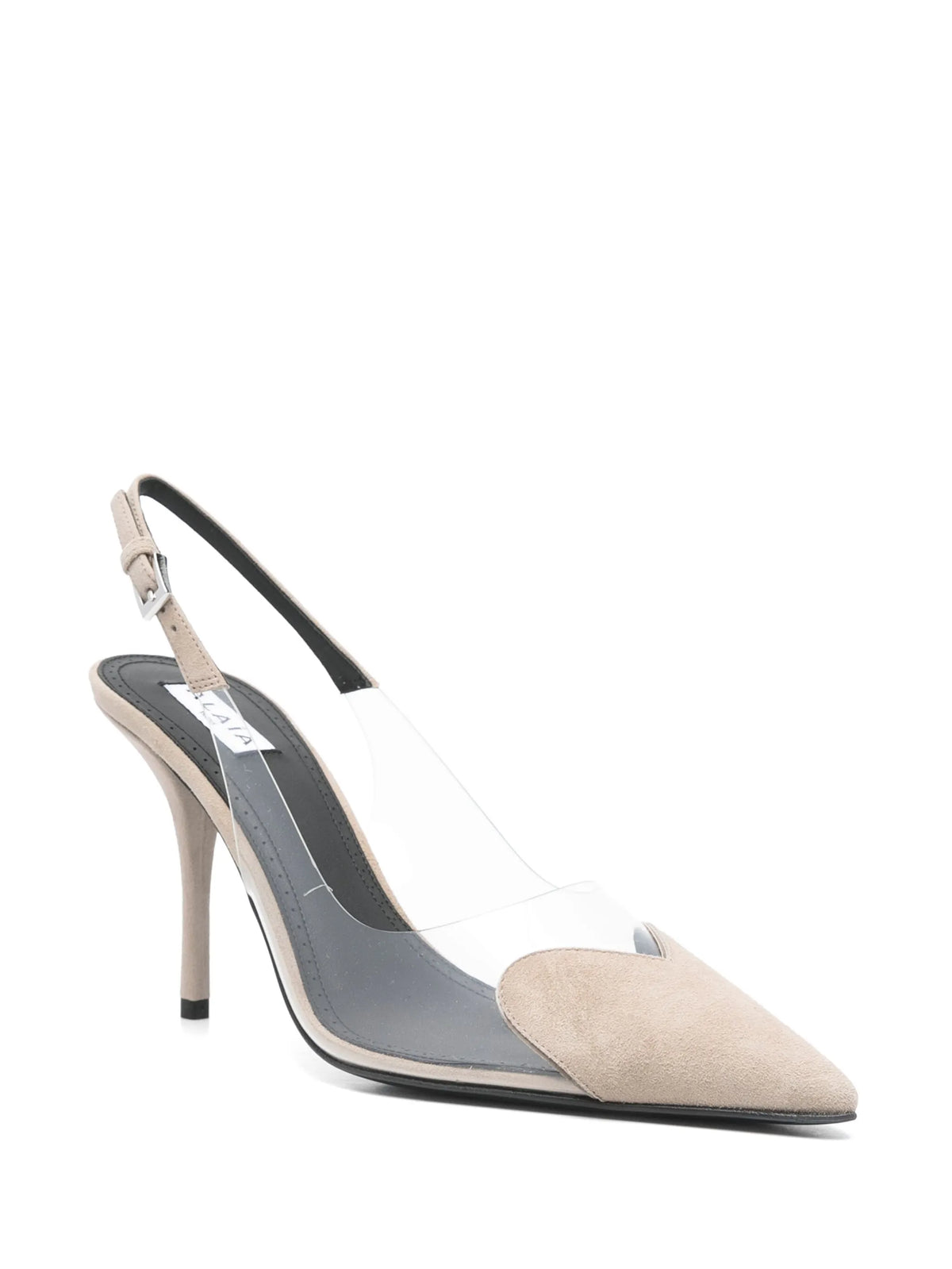 Alaïa - Le Cœur Transparent-panel Slingback Pumps