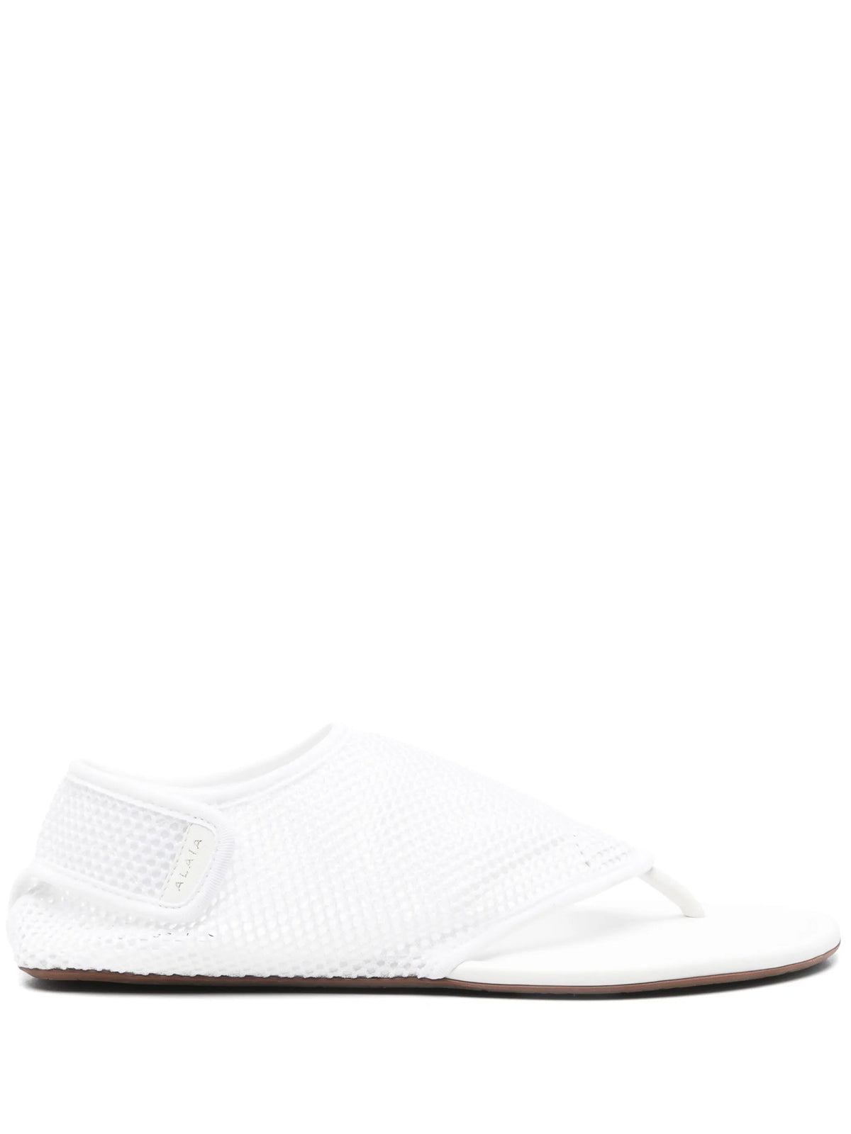 Alaïa - Leather Flat Sandals
