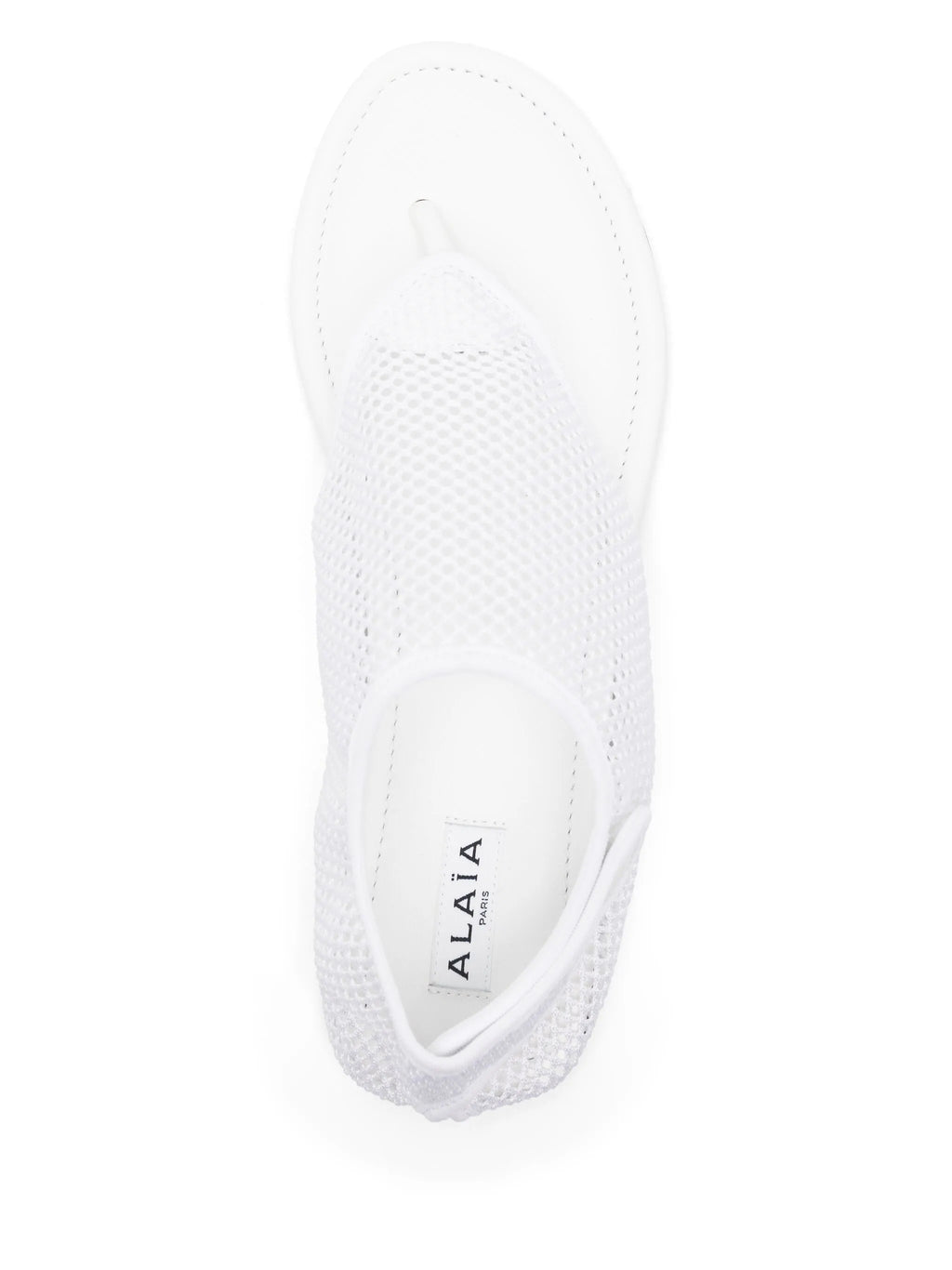 Alaïa - Leather Flat Sandals