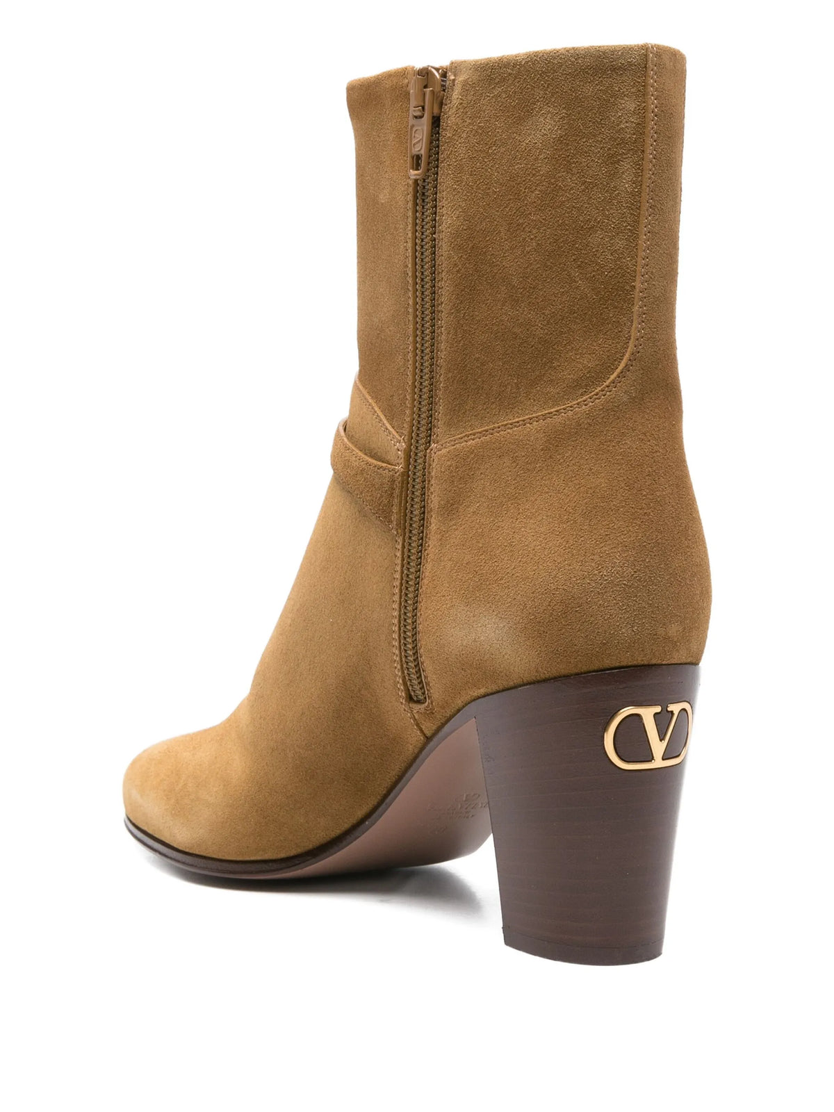 Valentino - 75mm Leather Ankle Boots