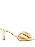 Valentino - 75mm Bowow Leather Sandals