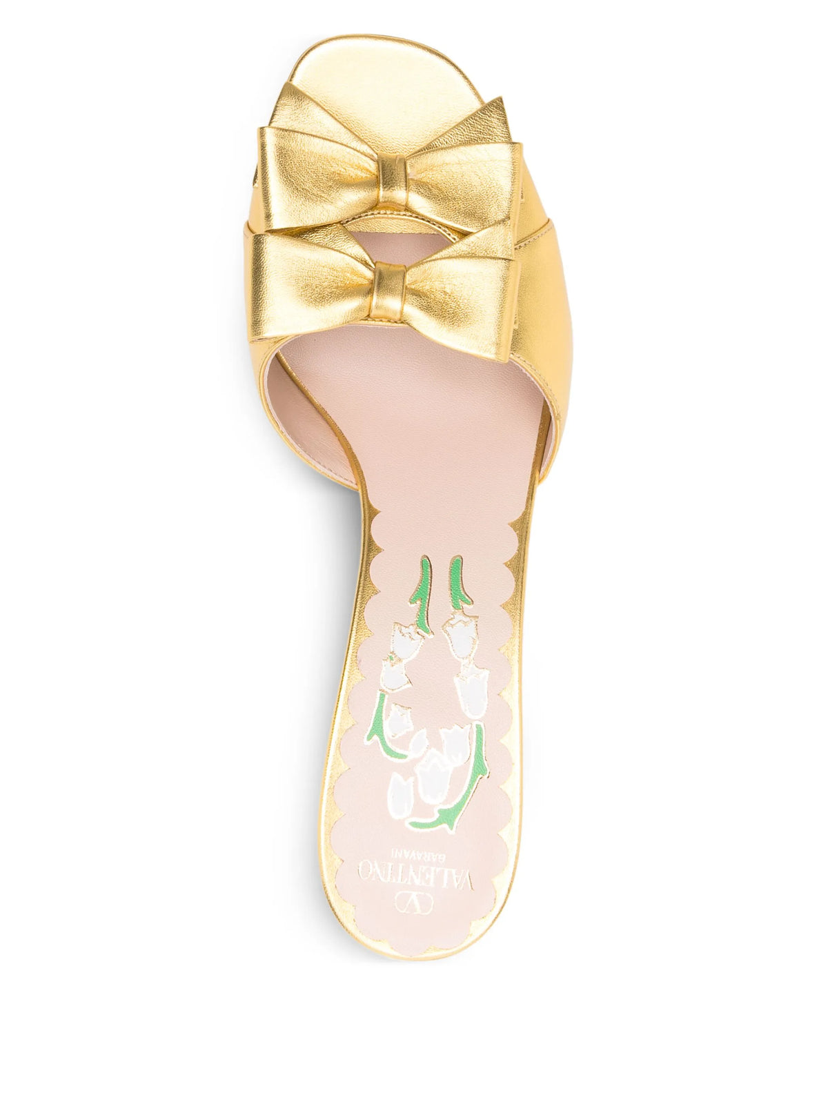 Valentino - 75mm Bowow Leather Sandals