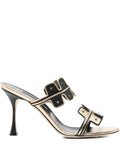 Manolo Blahnik - 90mm Aplinanu Leather Sandals
