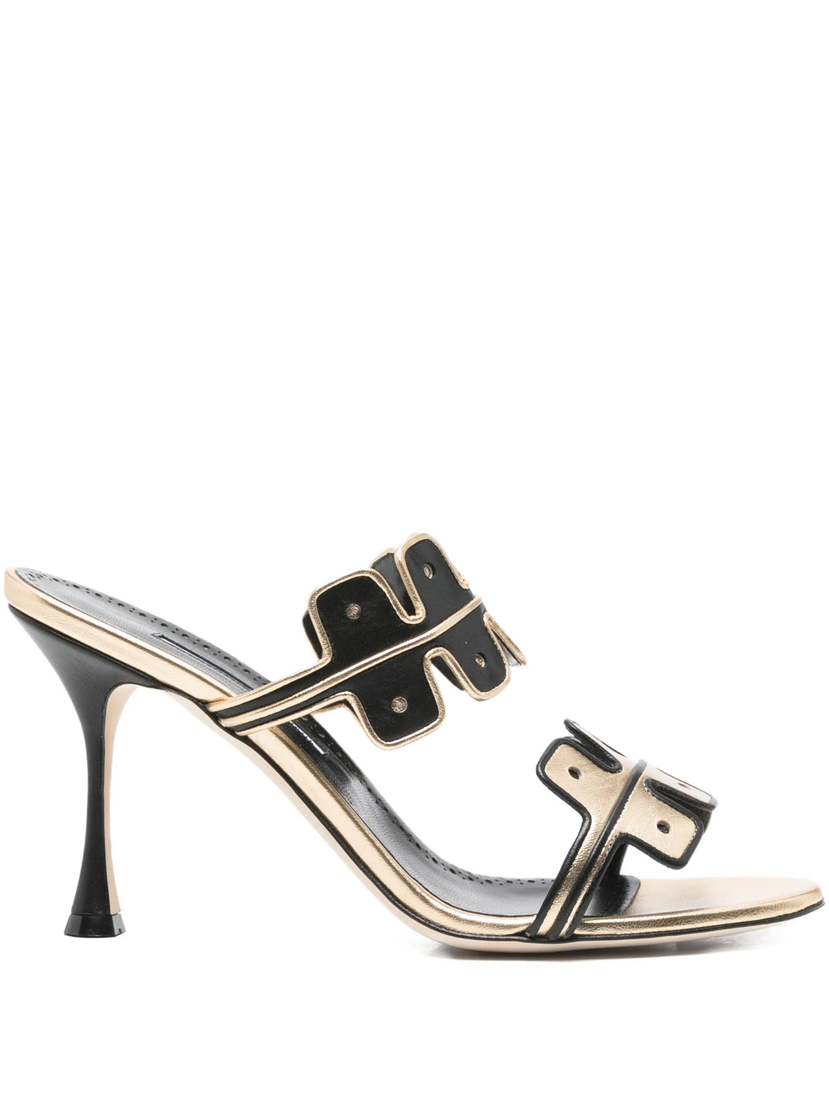 Manolo Blahnik - 90mm Aplinanu Leather Sandals