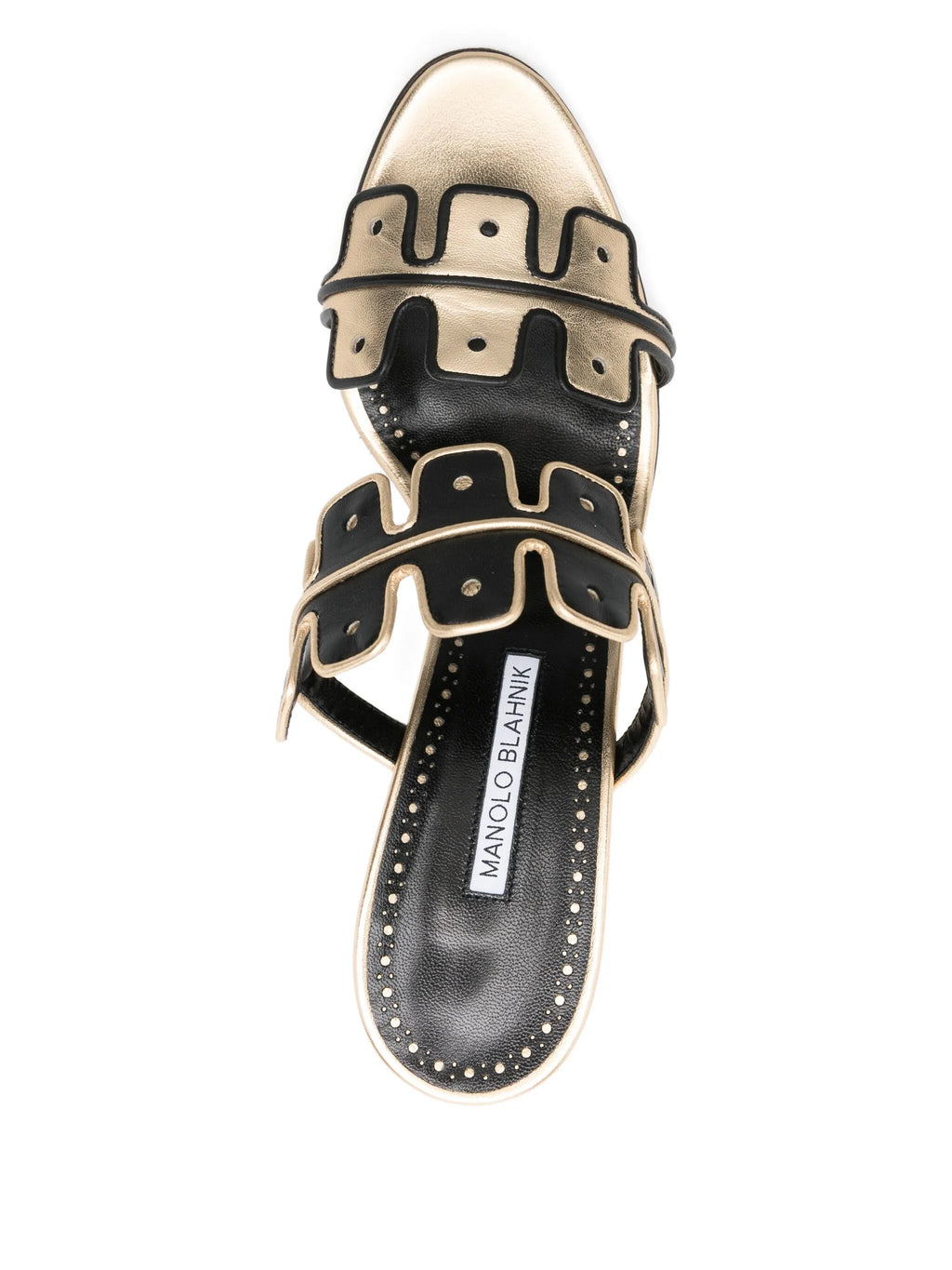 Manolo Blahnik - 90mm Aplinanu Leather Sandals