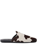 Prada - Printed Leather Mules