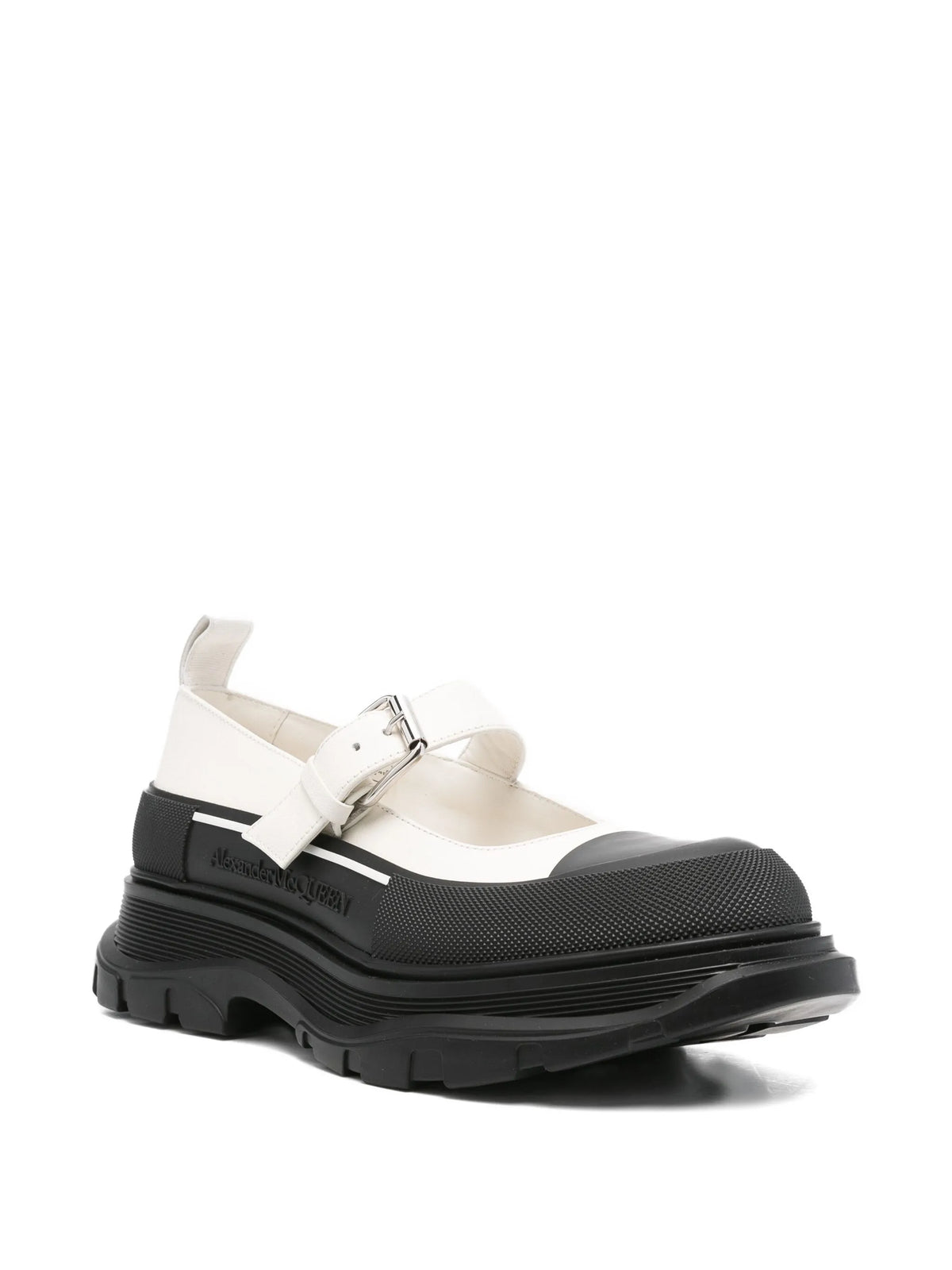 Alexander McQueen - 45mm Buckle-strap Leather Pumps