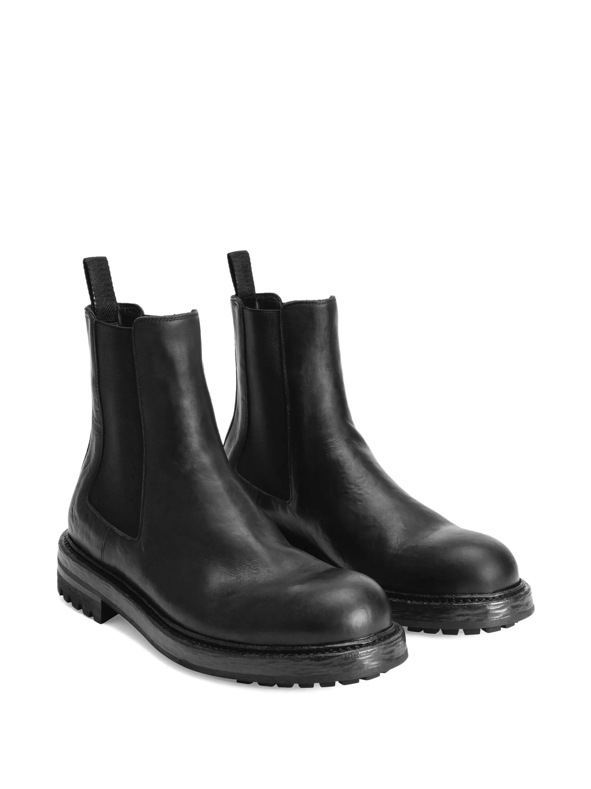 Dolce & Gabbana - Elastic-panel Leather Boots