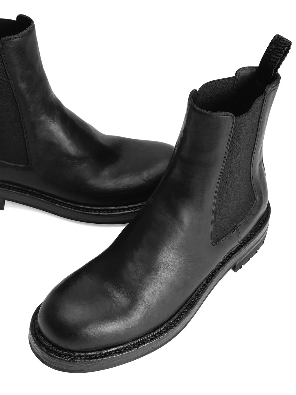Dolce & Gabbana - Elastic-panel Leather Boots