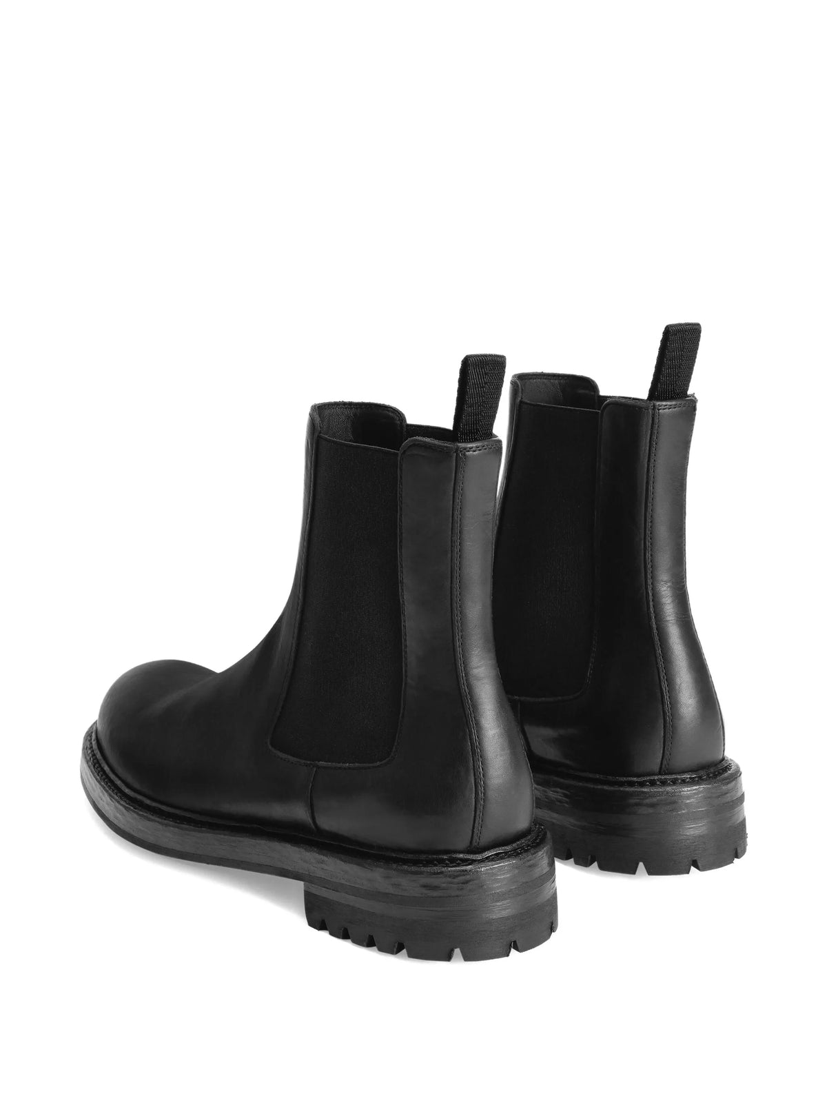 Dolce & Gabbana - Elastic-panel Leather Boots