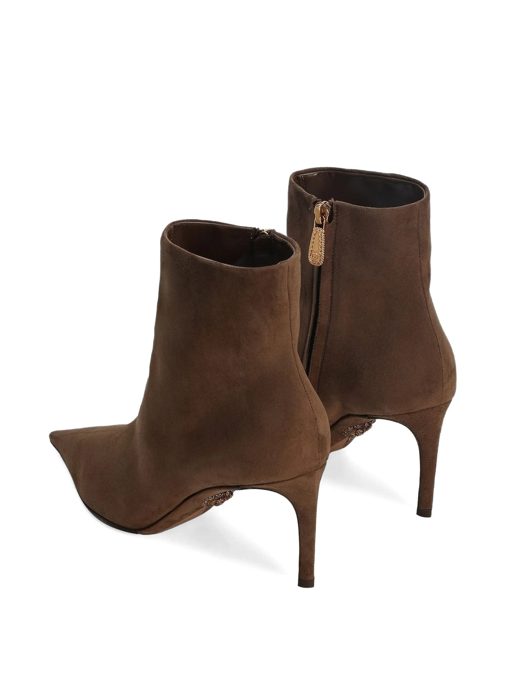 Dolce & Gabbana - 75mm Devotion Pointed-toe Ankle Boots