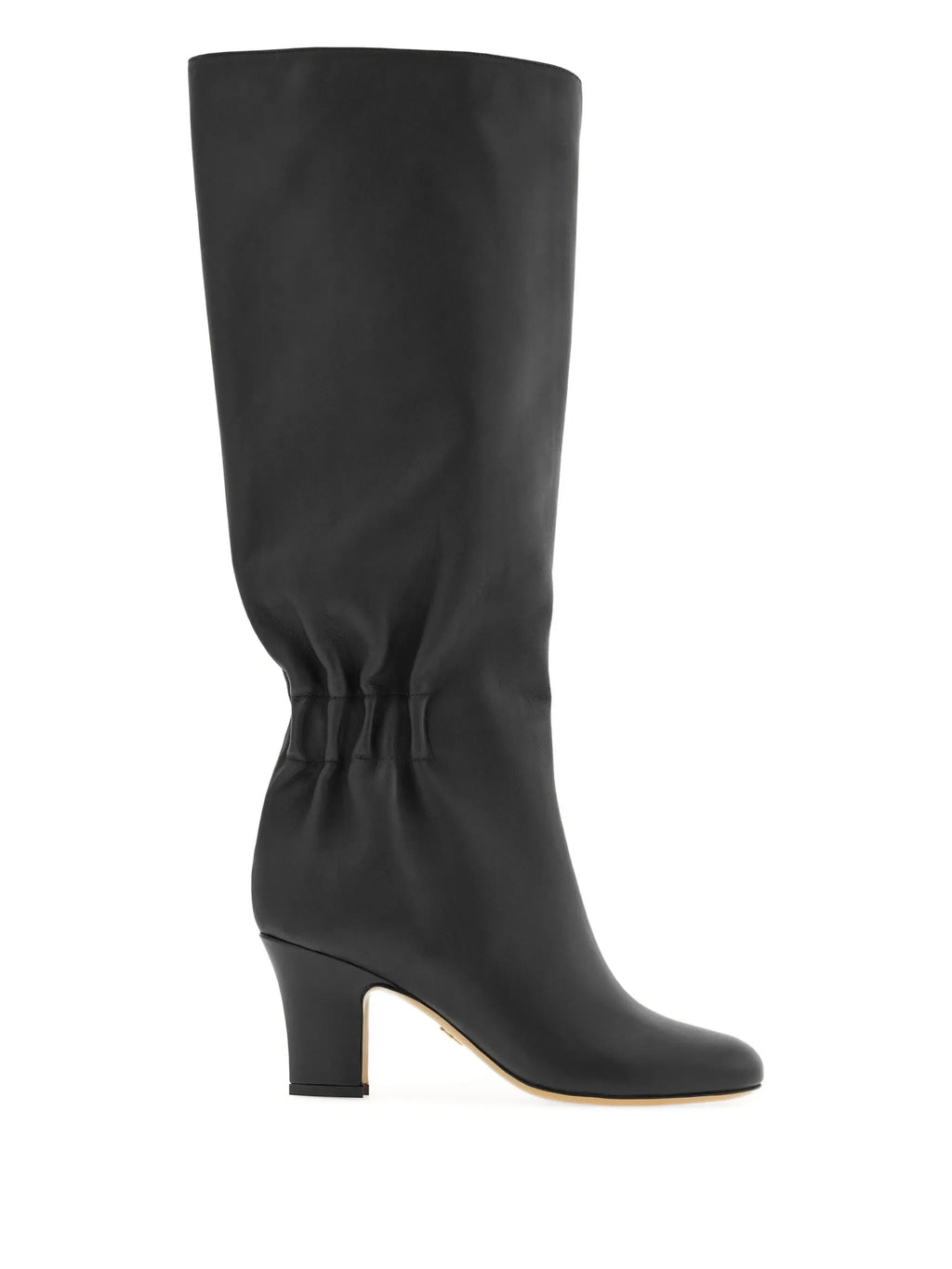 Ferragamo - 70mm Ruched Leather Boots