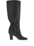 Ferragamo - 70mm Ruched Leather Boots