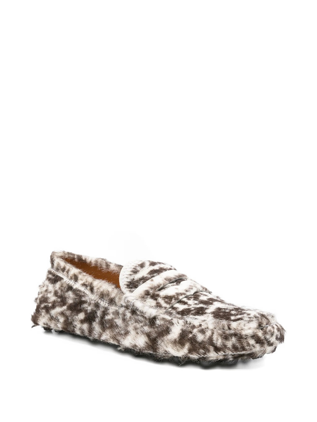 Tod's - Gommino Leopard-print Pony-hair Loafers