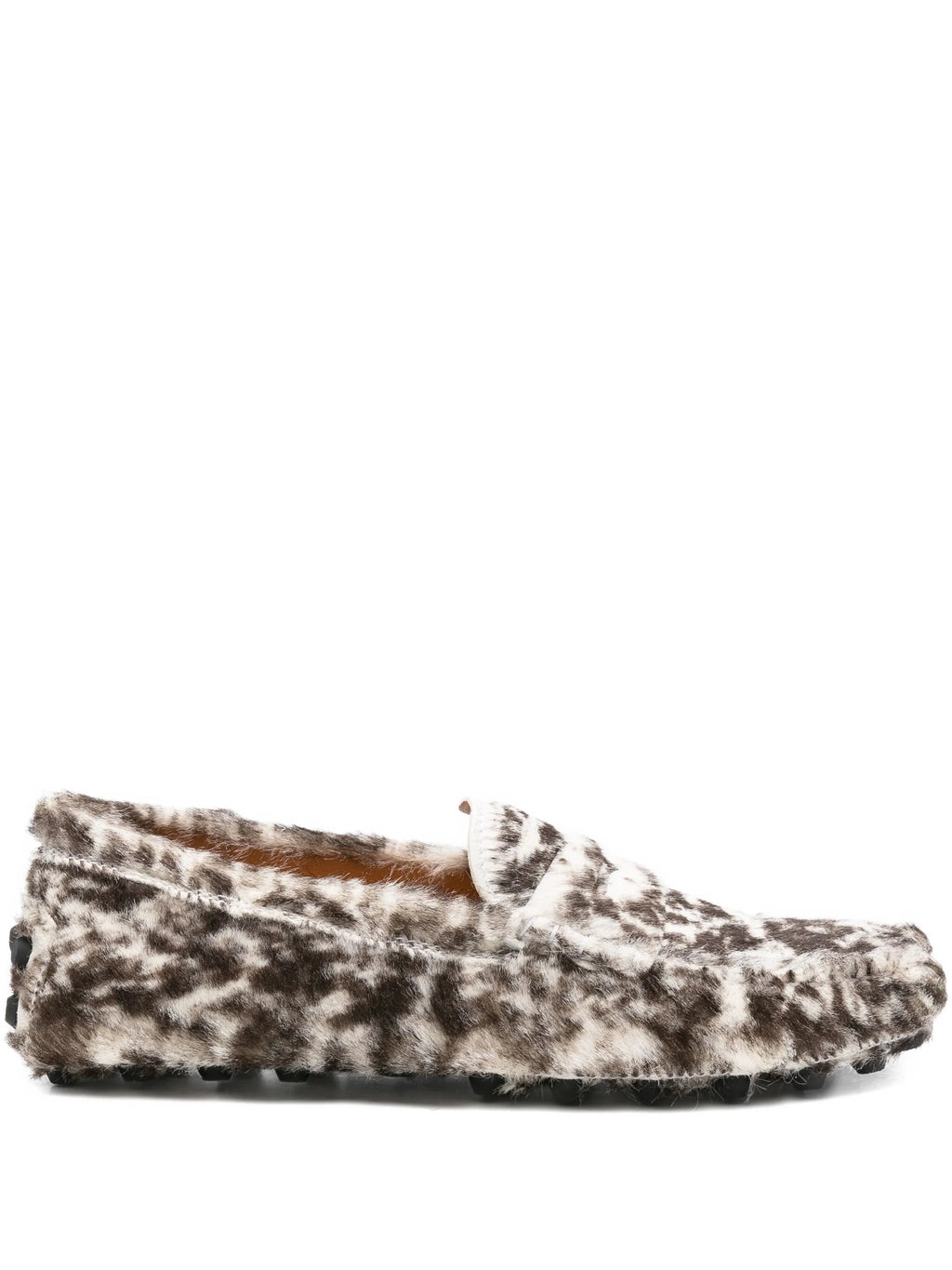 Tod's - Gommino Leopard-print Pony-hair Loafers