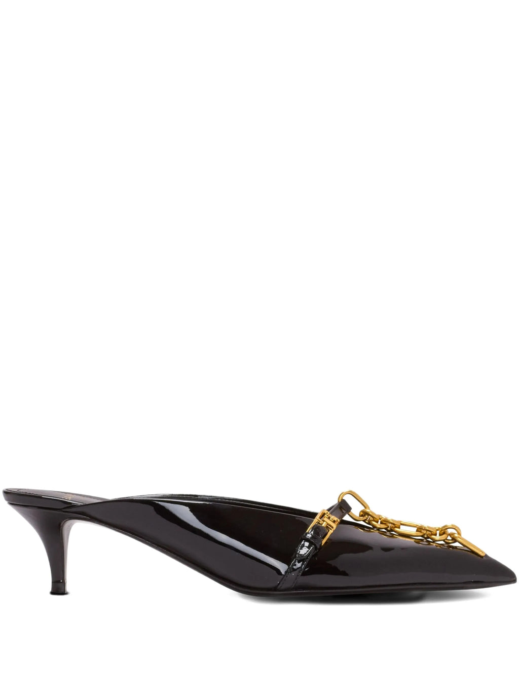 Balmain - Sync Patent Leather Mules