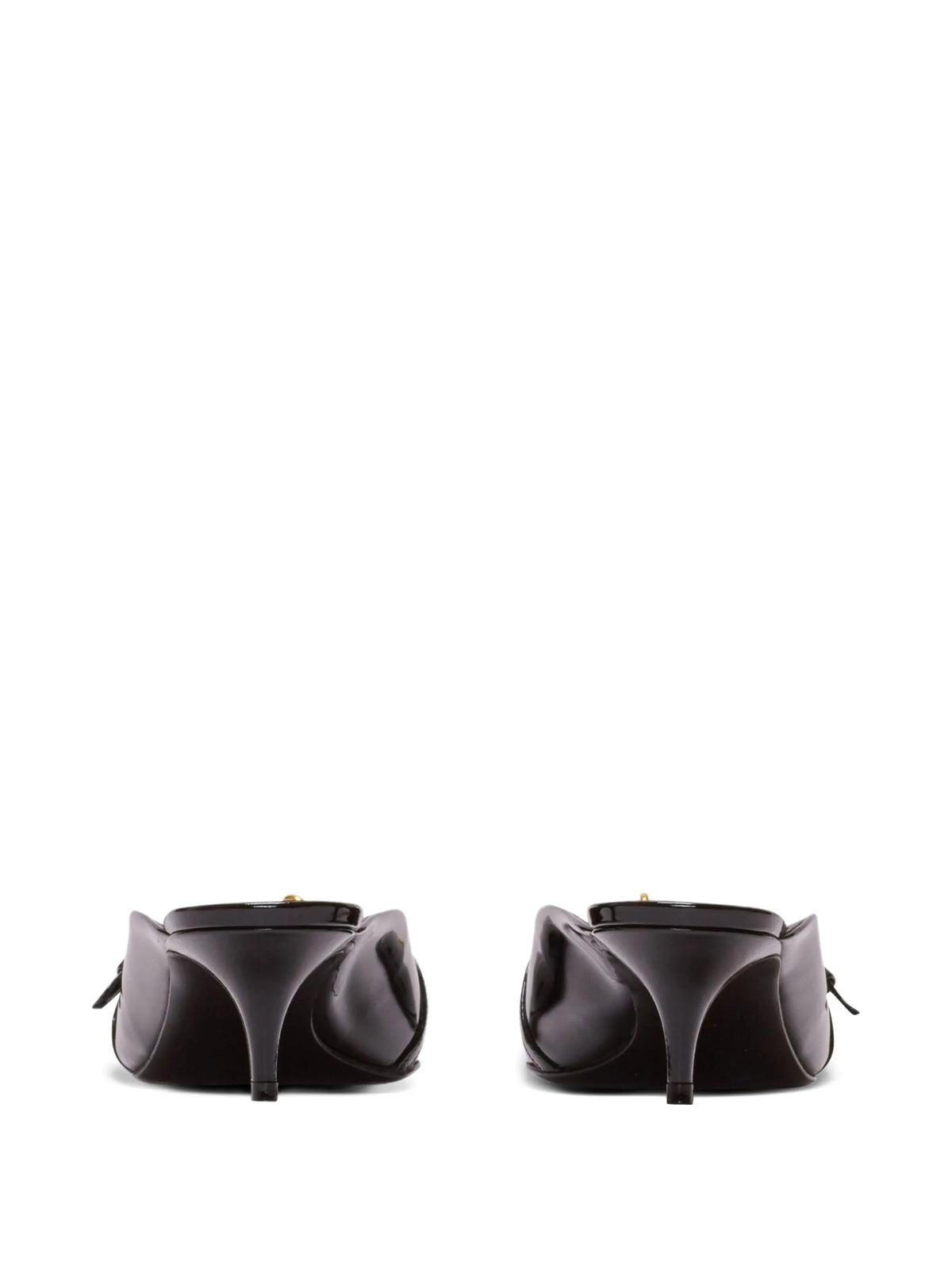 Balmain - Sync Patent Leather Mules