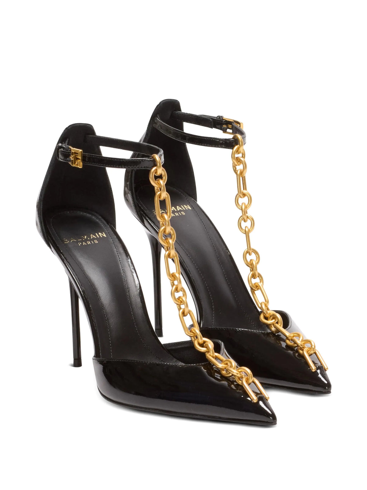 Balmain - 95mm Sync Leather Pumps
