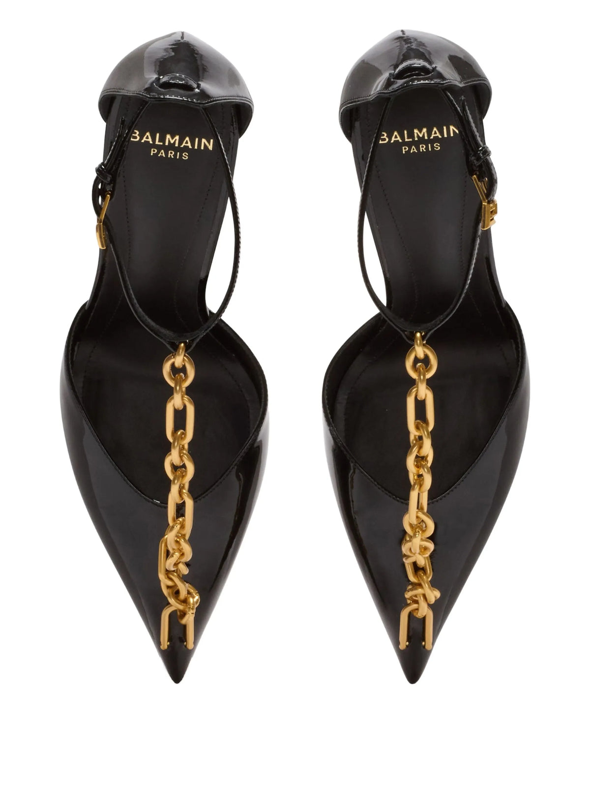 Balmain - 95mm Sync Leather Pumps