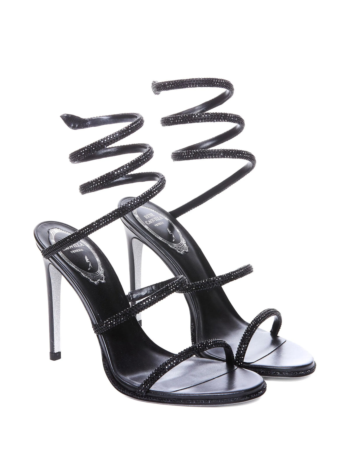 René Caovilla - 105mm Leather Sandals