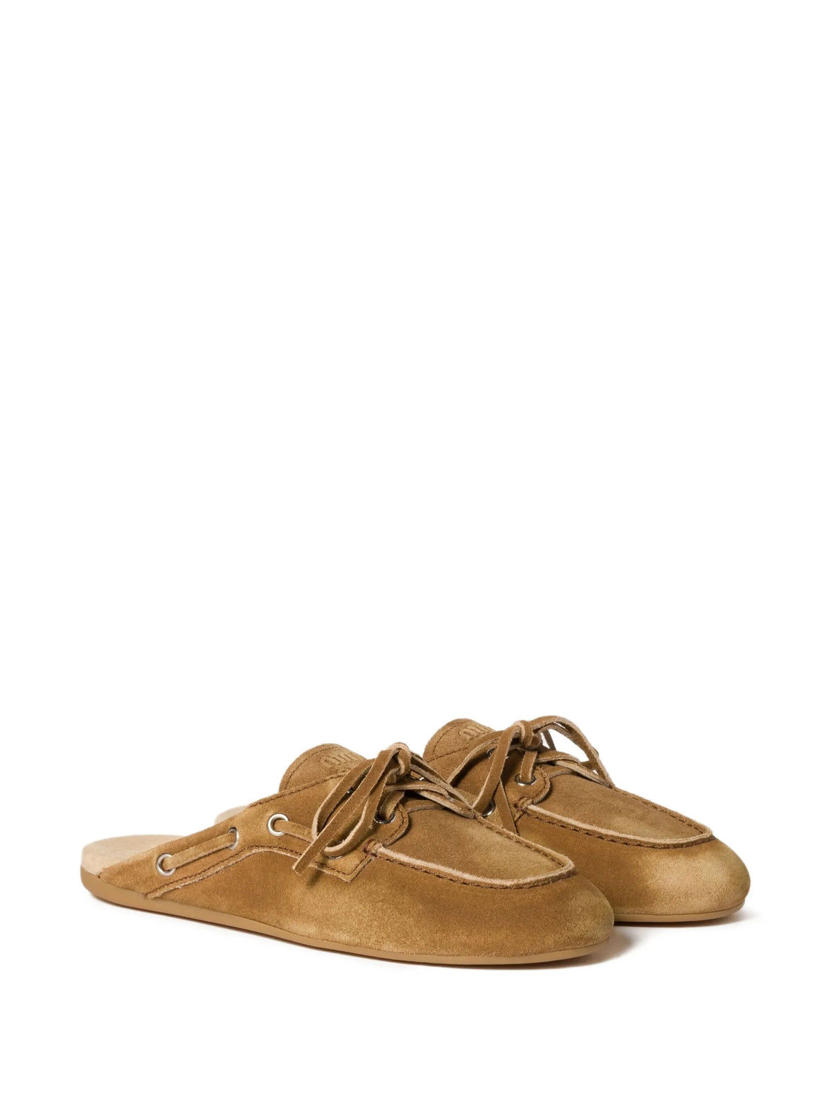 Miu Miu - Faded Suede Mules
