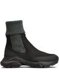 Tod's - Chelsea Boots In Nubuck And Knit