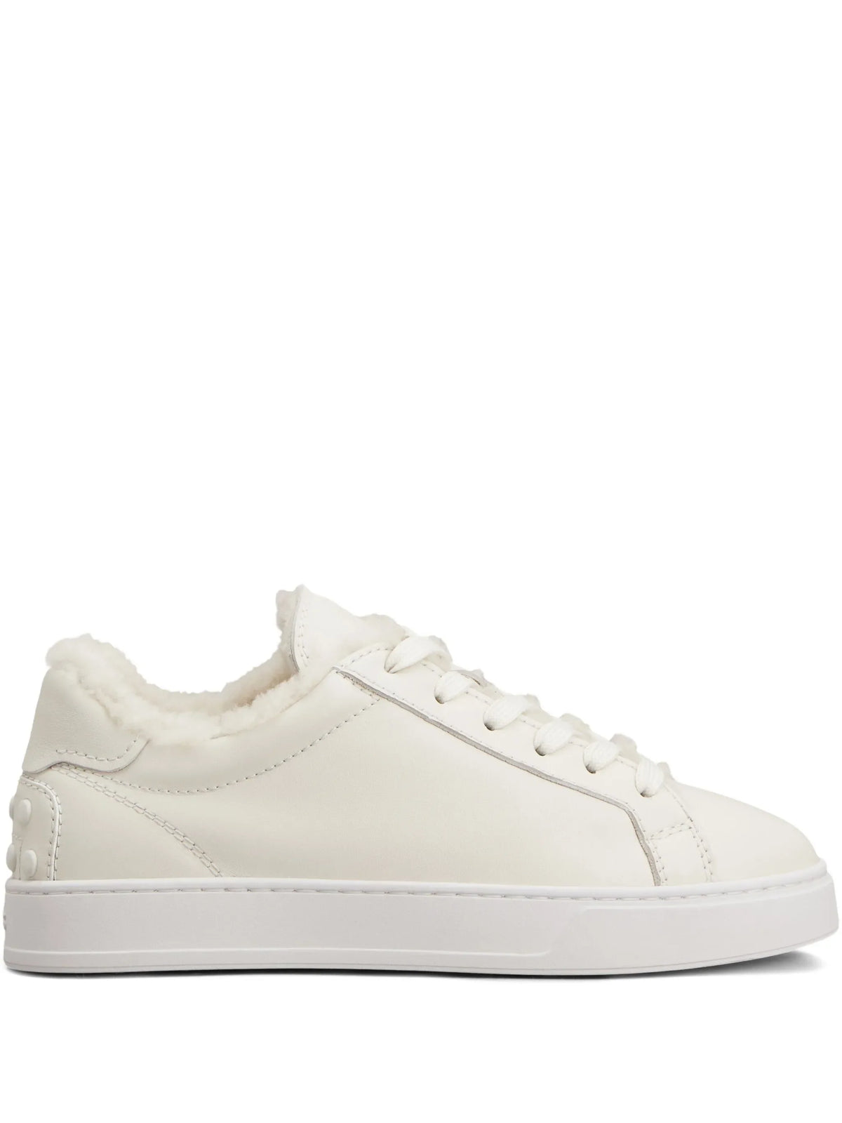 Tod's - Shearling-trimmed Sneakers