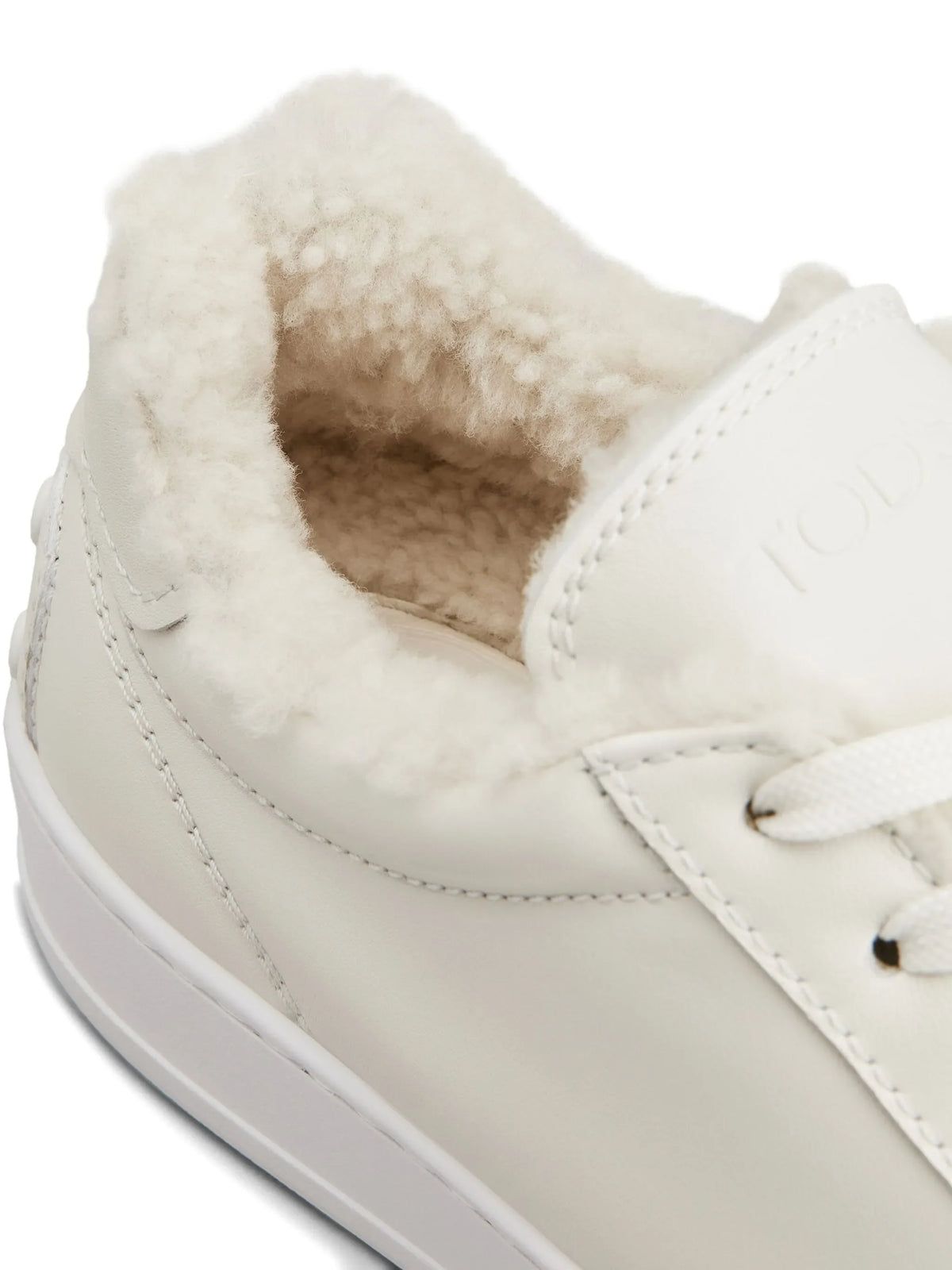 Tod's - Shearling-trimmed Sneakers