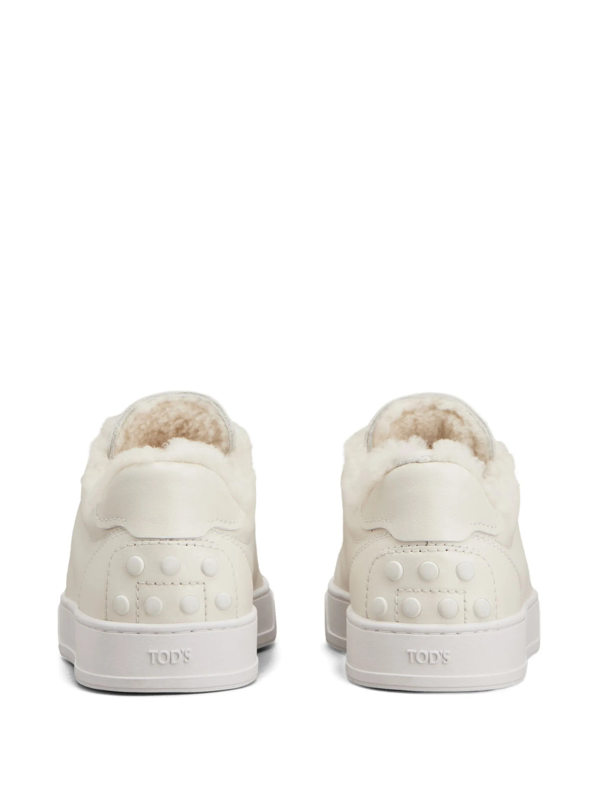Tod's - Shearling-trimmed Sneakers