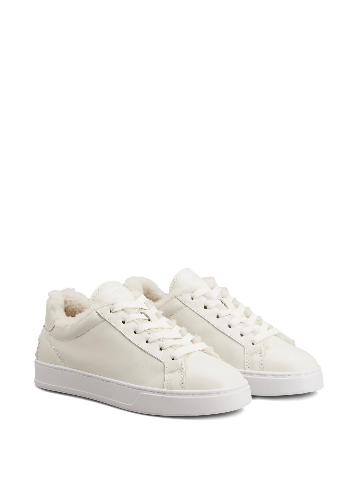 Tod's - Shearling-trimmed Sneakers