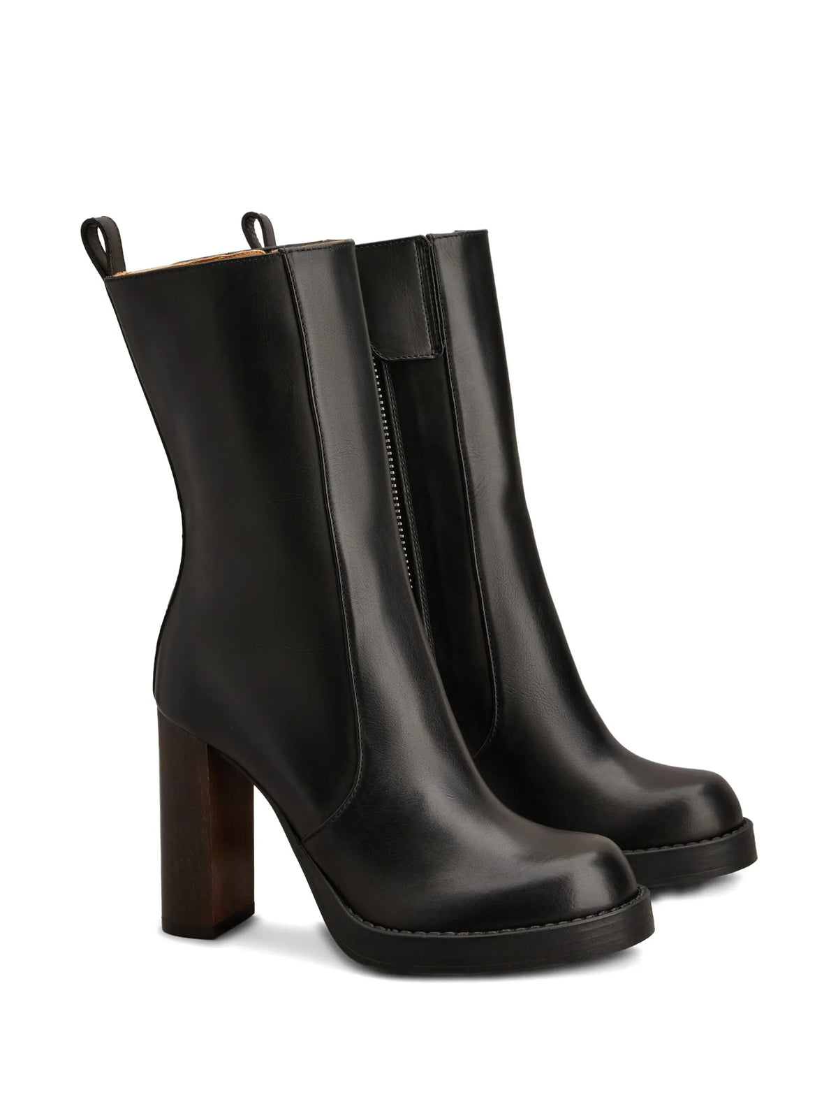 Tod's - Leather Zip-fastening Block-heel Boots