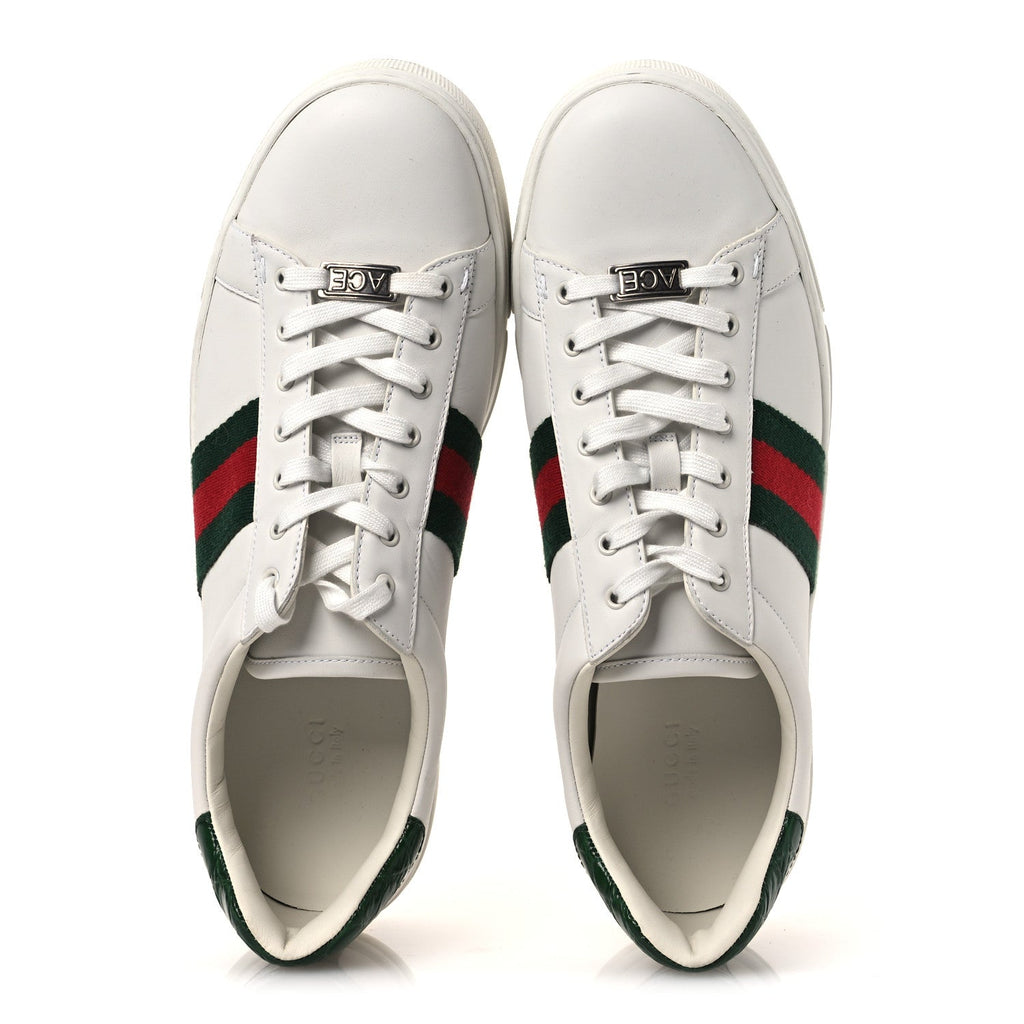 Gucci - Ultralight Plume Calfskin Web Ace Platform Sneakers