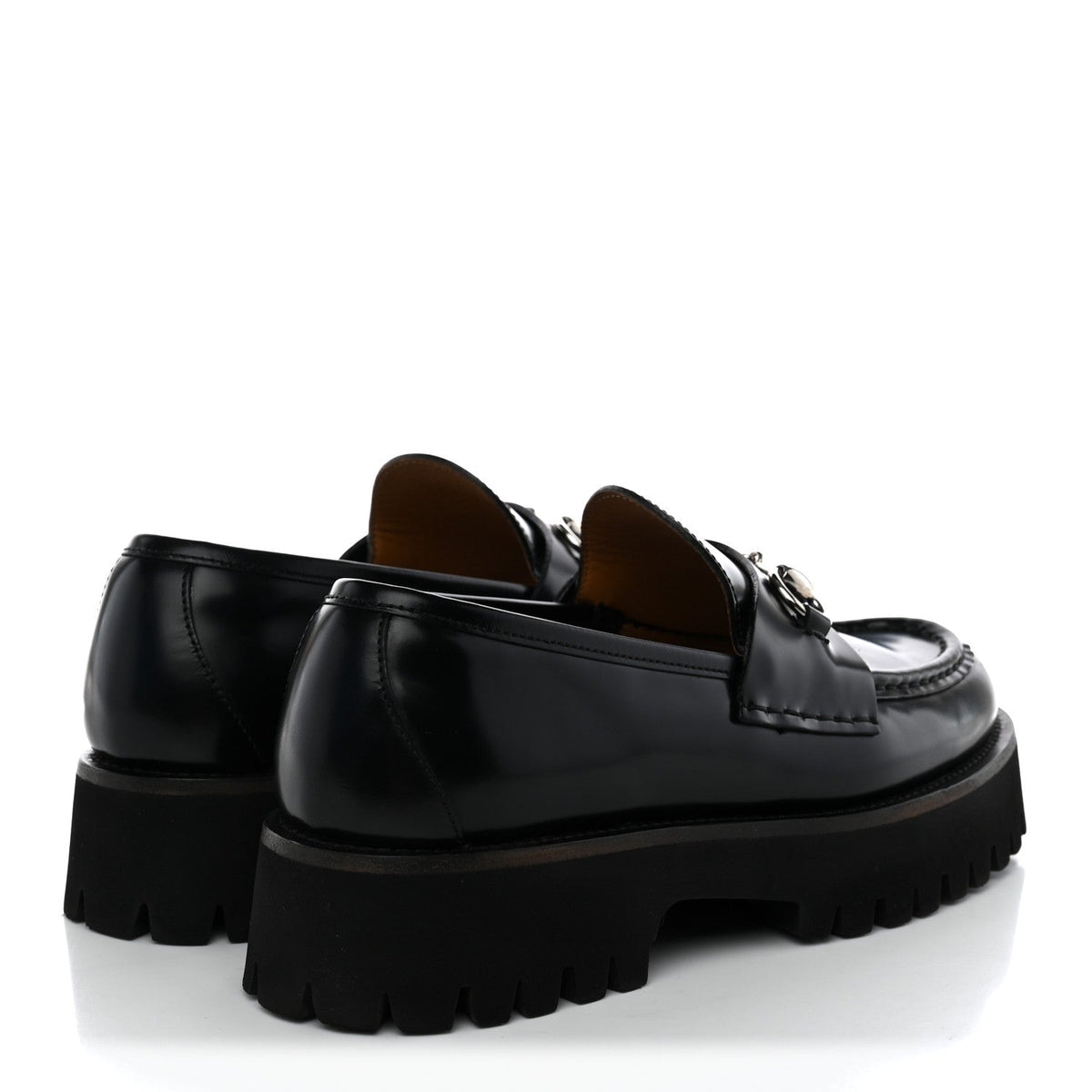 Gucci - Cordovan Lux Horsebit 45mm Platform Loafers