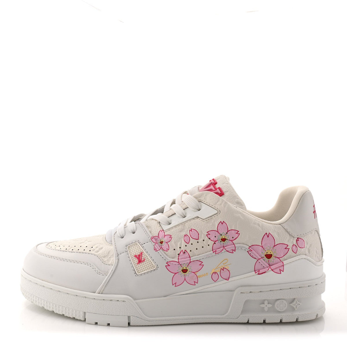 Louis Vuitton - LV X TM Embossed Monogram Cherry Blossom LV Trainer Sneakers