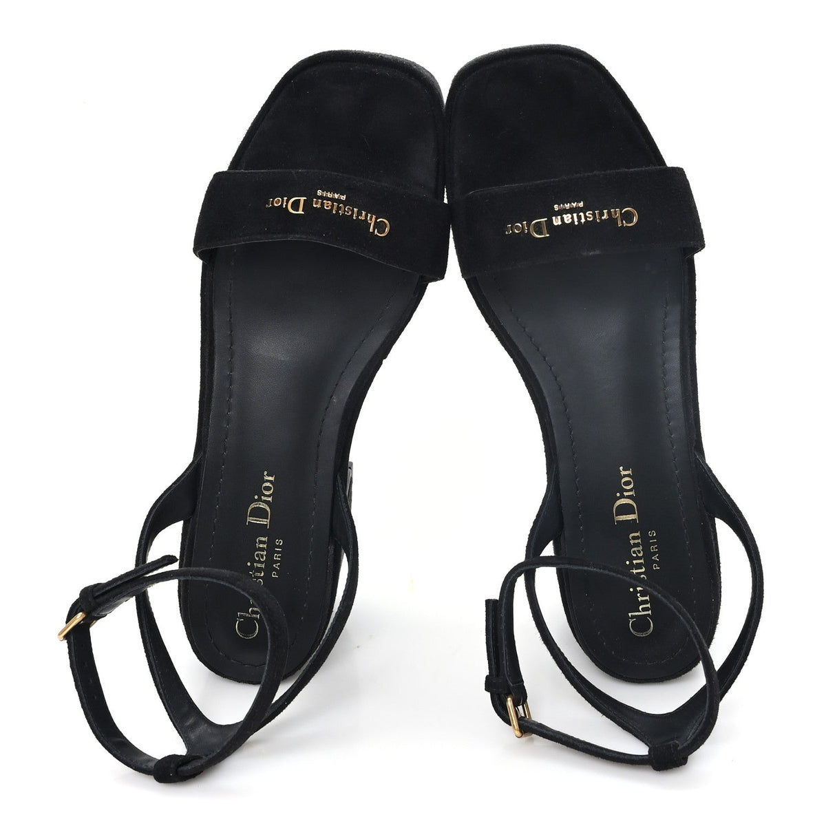 Dior - Calfskin Suede Dway Platform Sandals