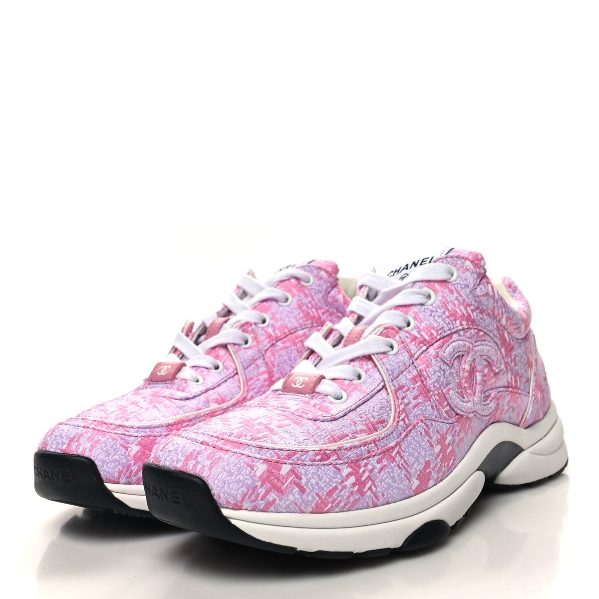 Chanel - Tweed CC Sneakers
