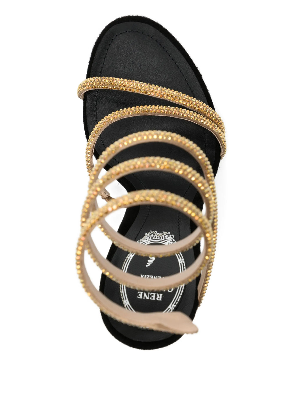 René Caovilla - 110mm Crystal-embellished Spiral Sandals