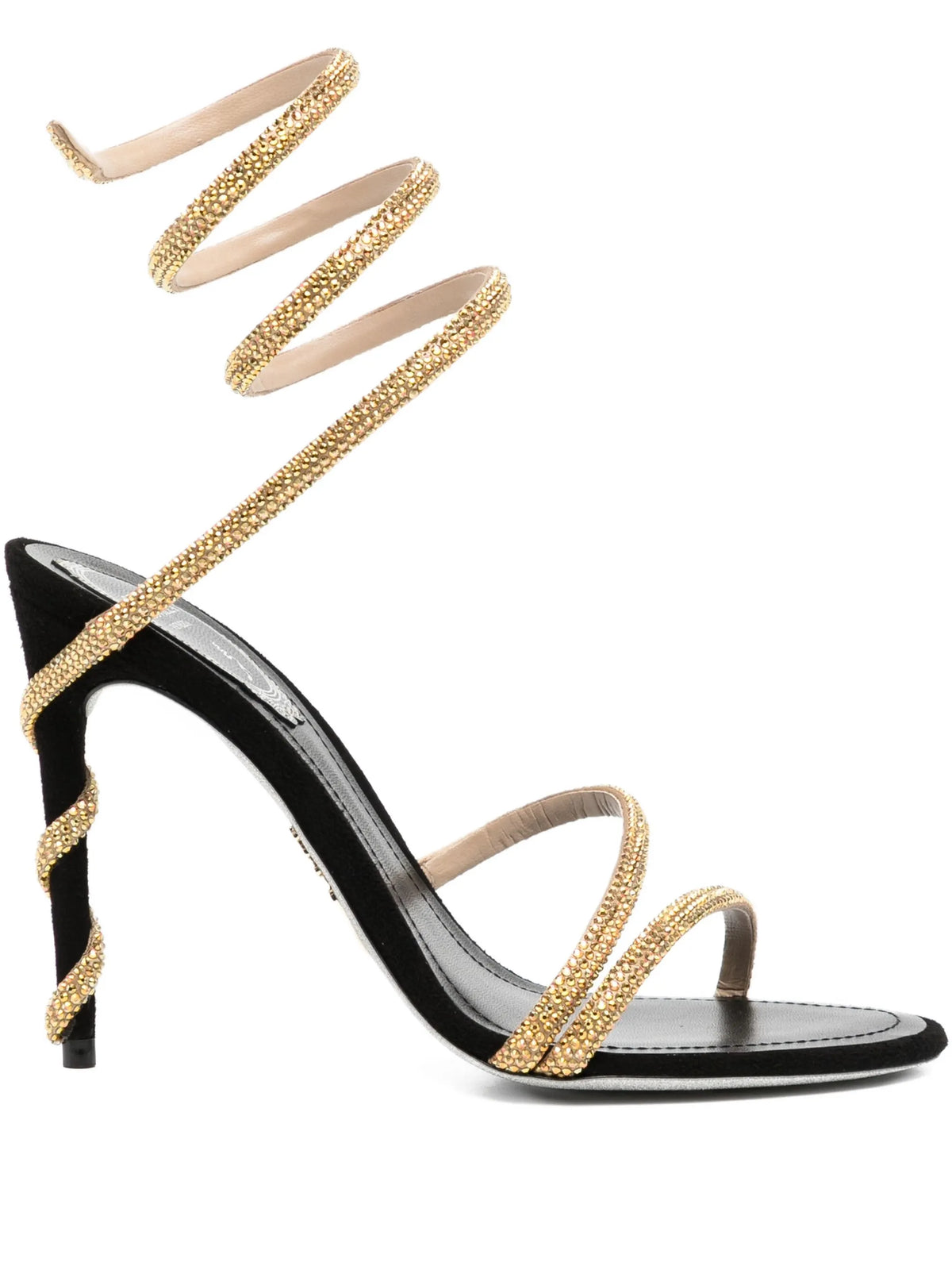René Caovilla - 110mm Crystal-embellished Spiral Sandals