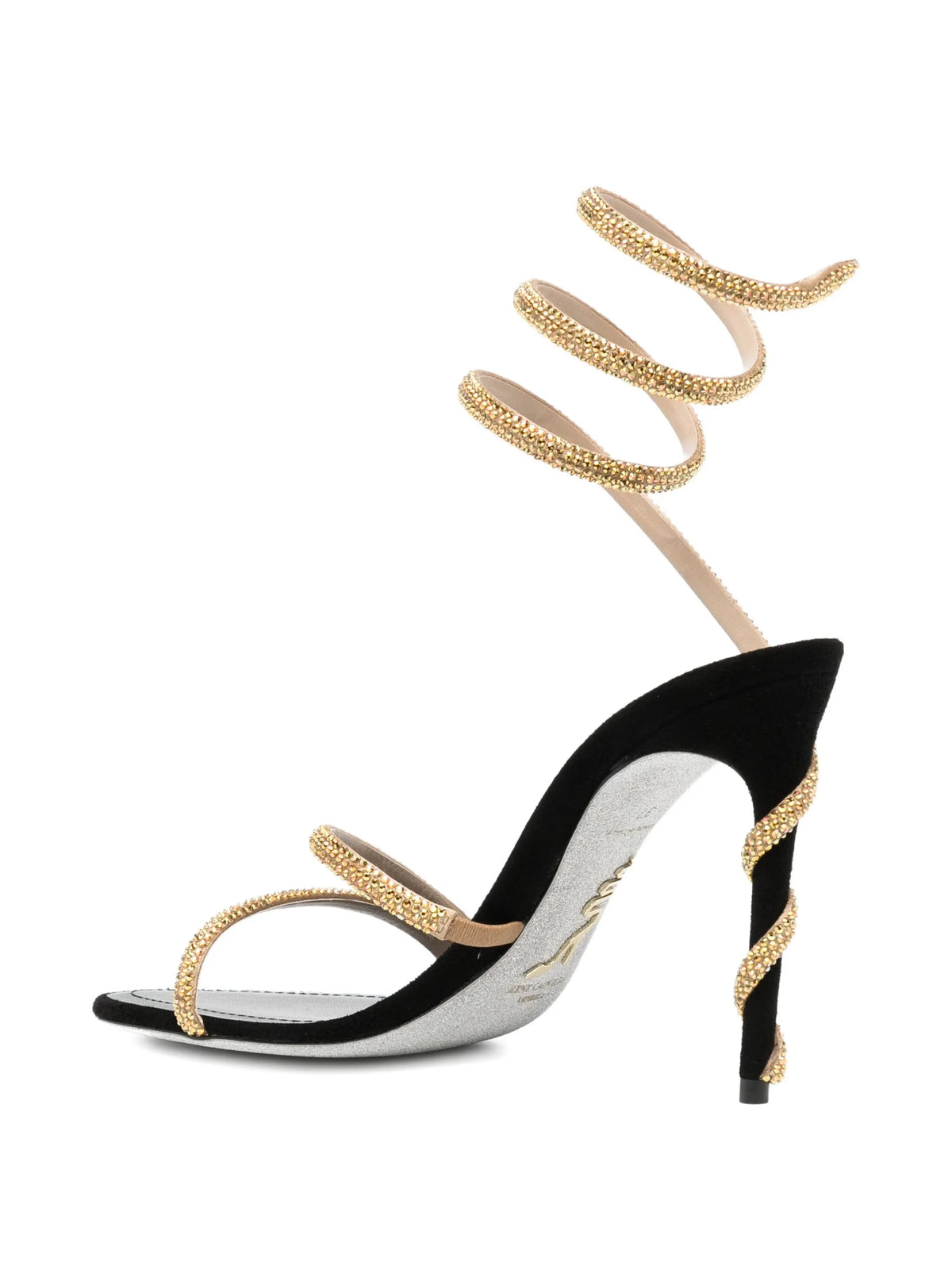 René Caovilla - 110mm Crystal-embellished Spiral Sandals