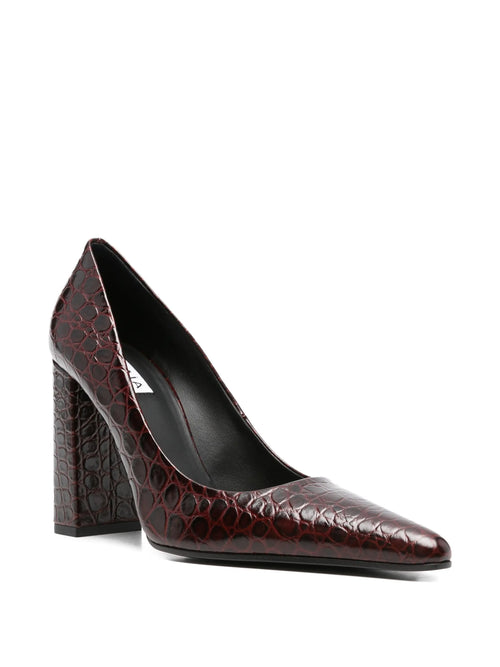 Alaïa - 90mm Leather Heeled Pumps
