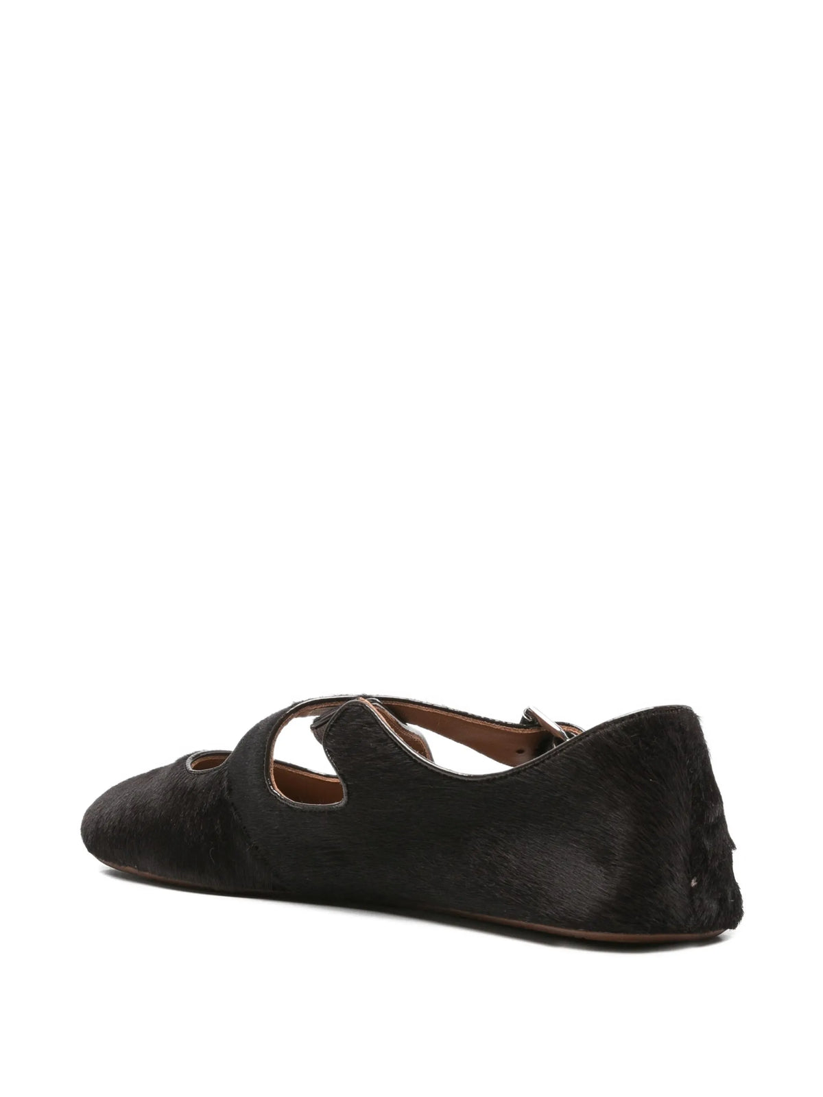 Alaïa - Buckle Cross-strap Ballet Flats