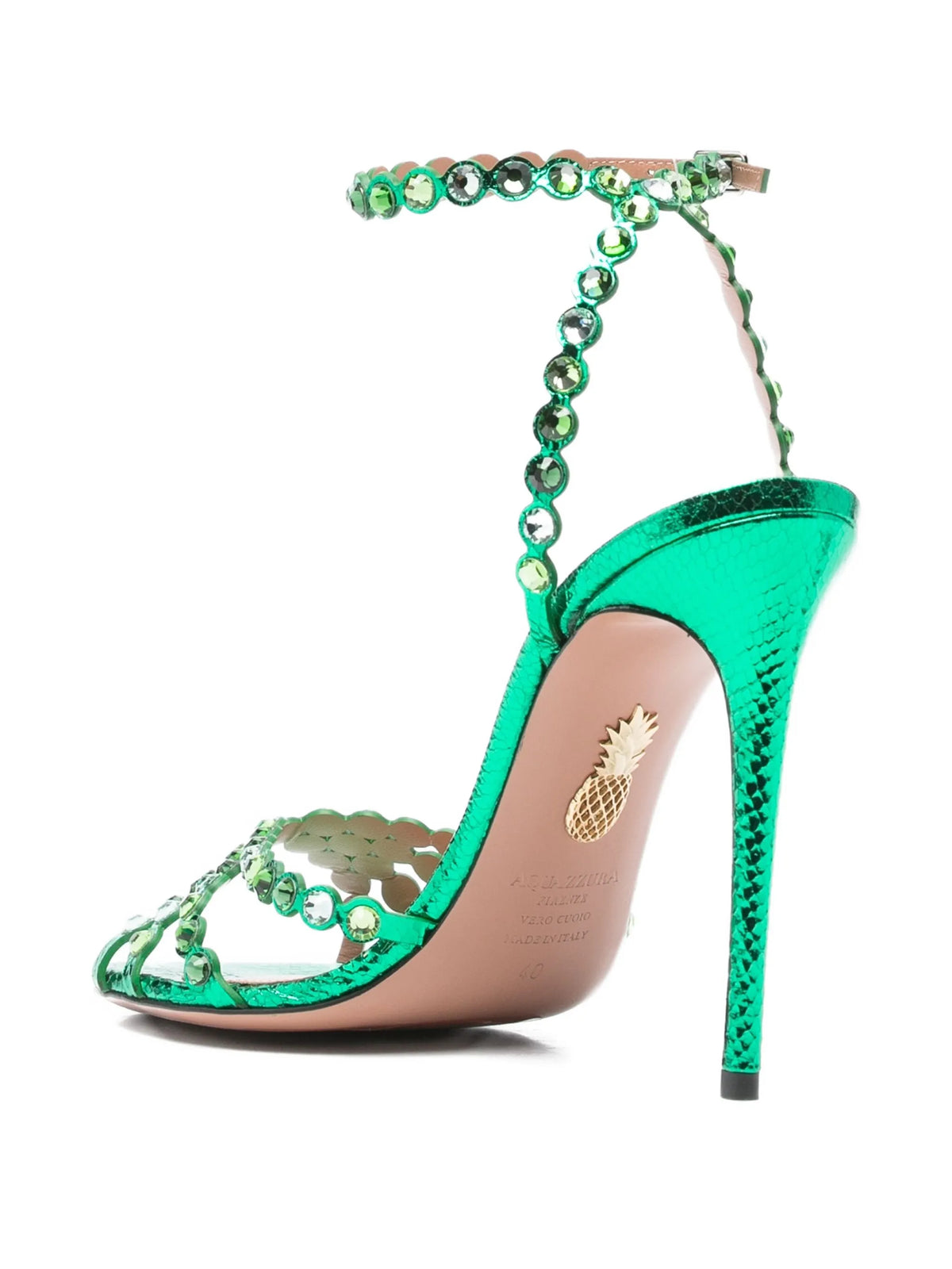 Aquazzura - 120mm Tequila Crystal-embellished Stiletto Sandals