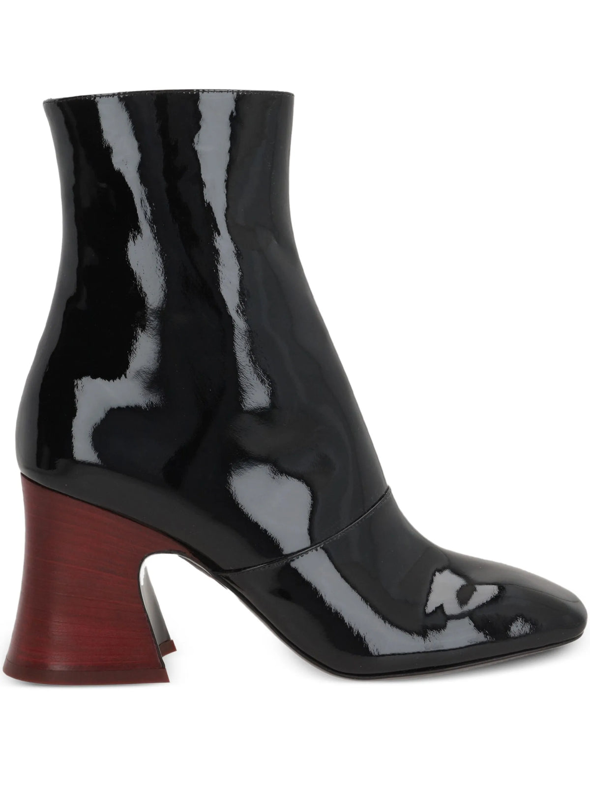 Chloé - Janis Leather Block-heel Boots