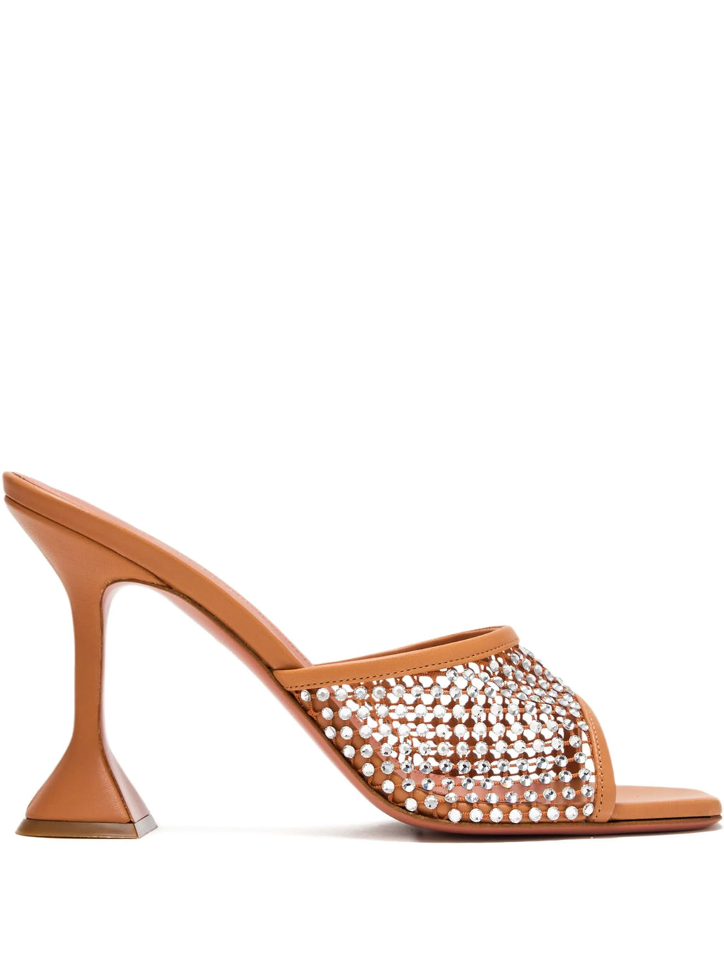 Amina Muaddi - Lupita Crystal Net Slippers